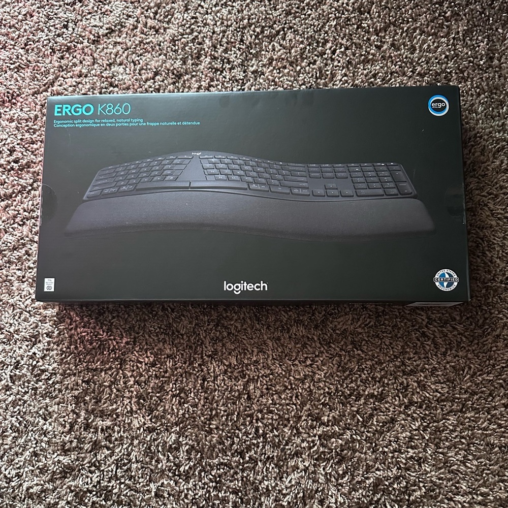 Logitech ERGO K860 Wireless Keyboard - Black